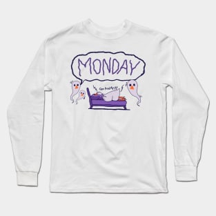 Funny monday silly goose Long Sleeve T-Shirt